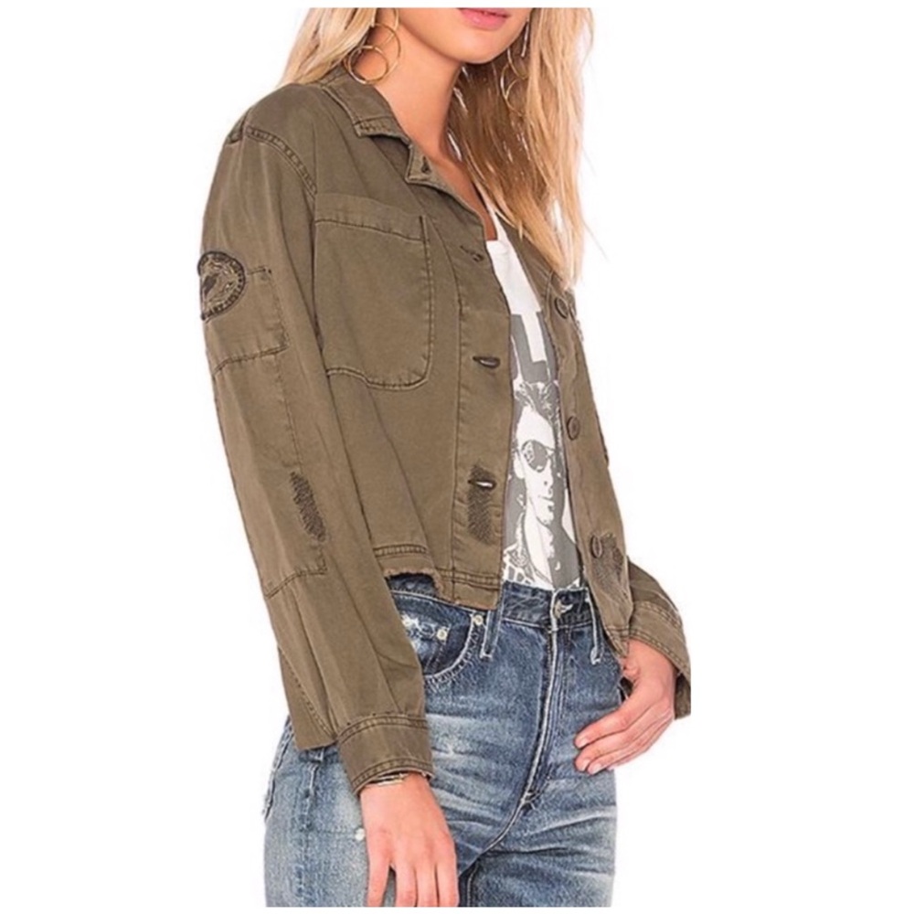 Anthro Sanctuary Lieutenant Cropped Jacket